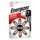 Energizer EZ Turn & Lock 312 1.4V 8-Pack